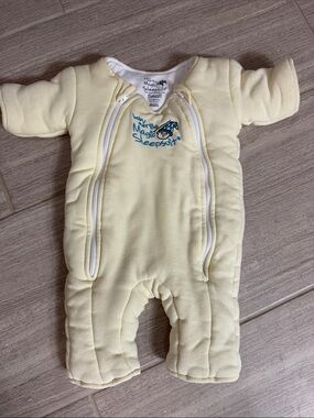 Magic Sleepsuit Baby One-Piece in Pale Yellow